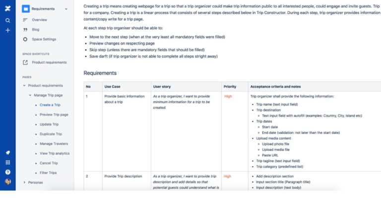 Documenting all dimensions of a product