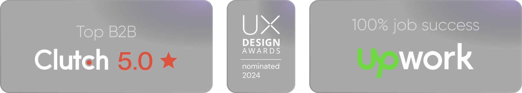 UX Design Awards Badge
