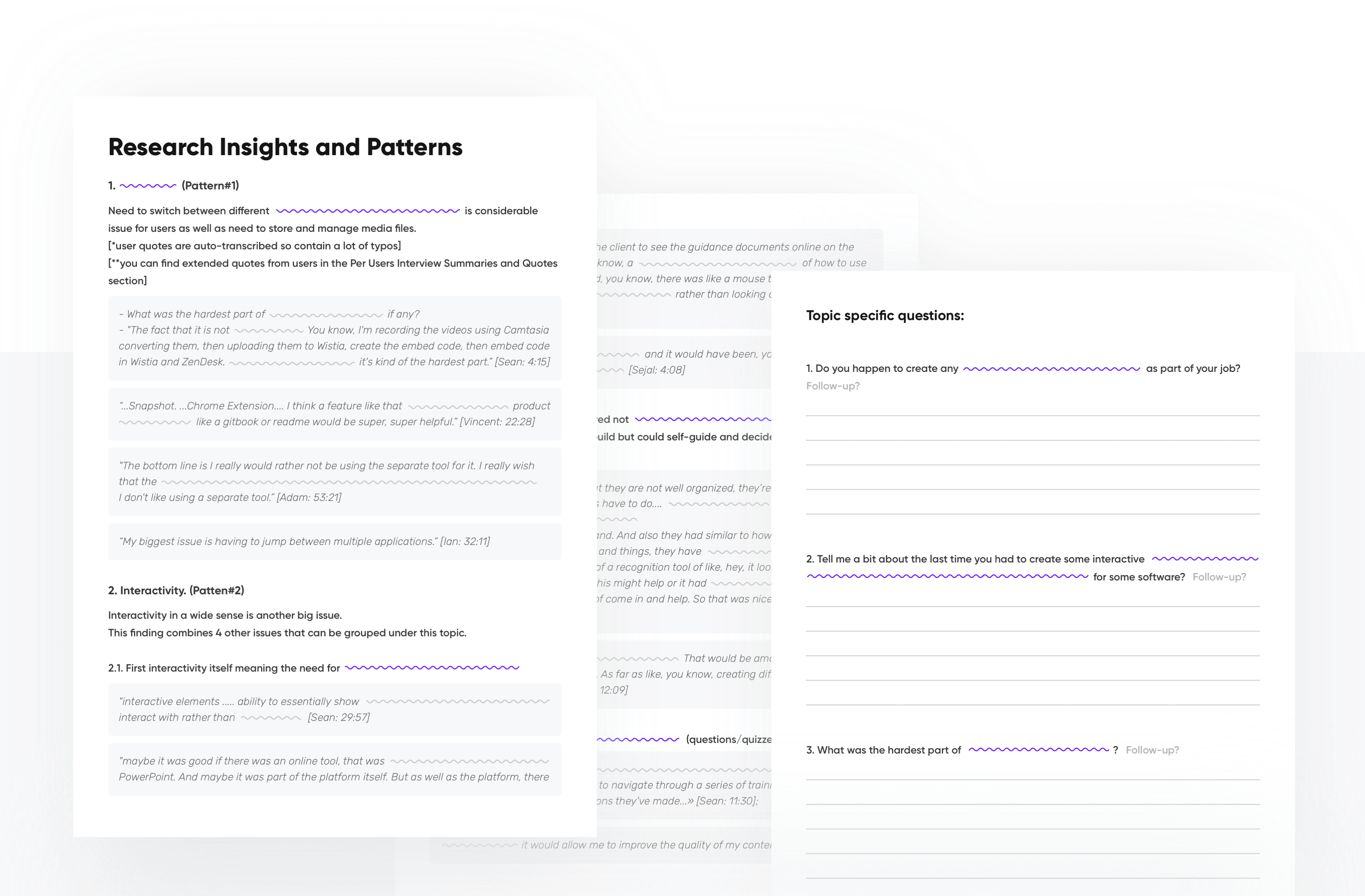 UX/UI Design for Interactive Training Tool: User Research