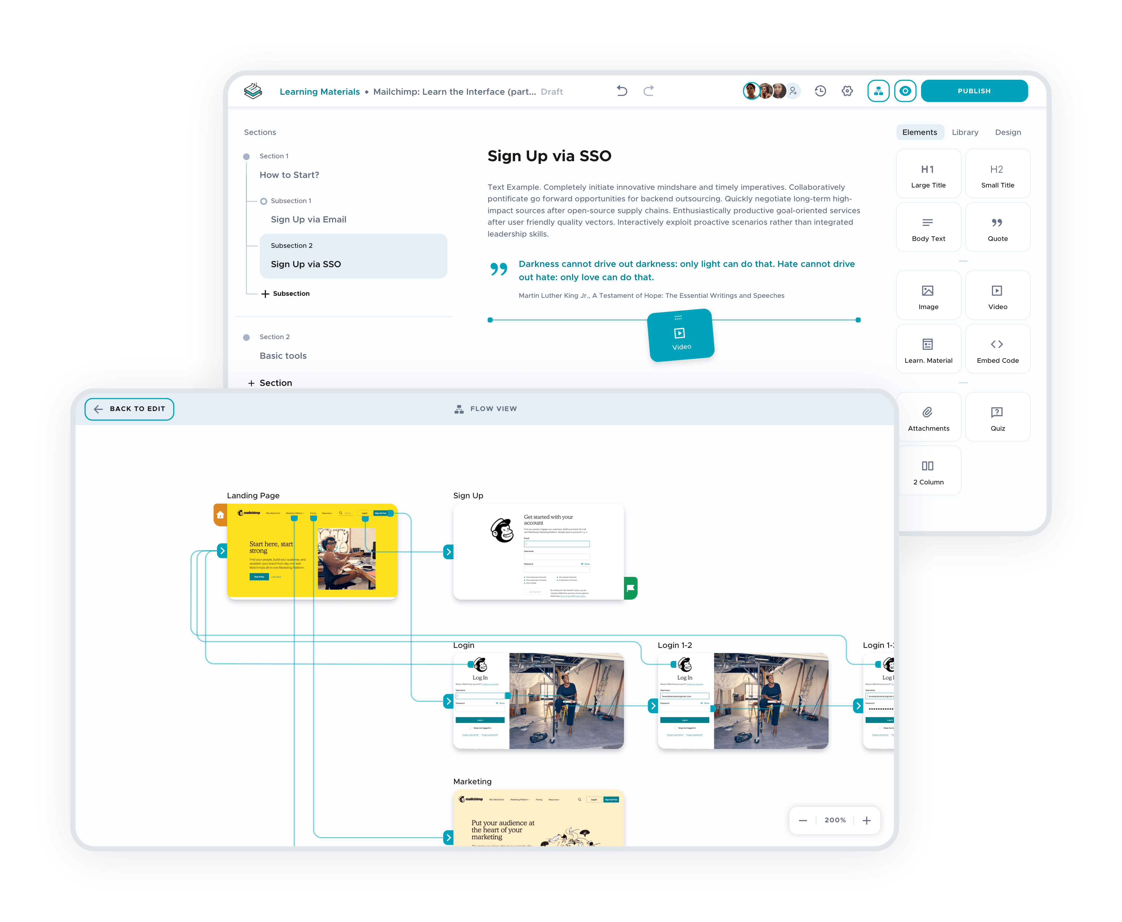 UX/UI Design for Interactive Training Tool: Result