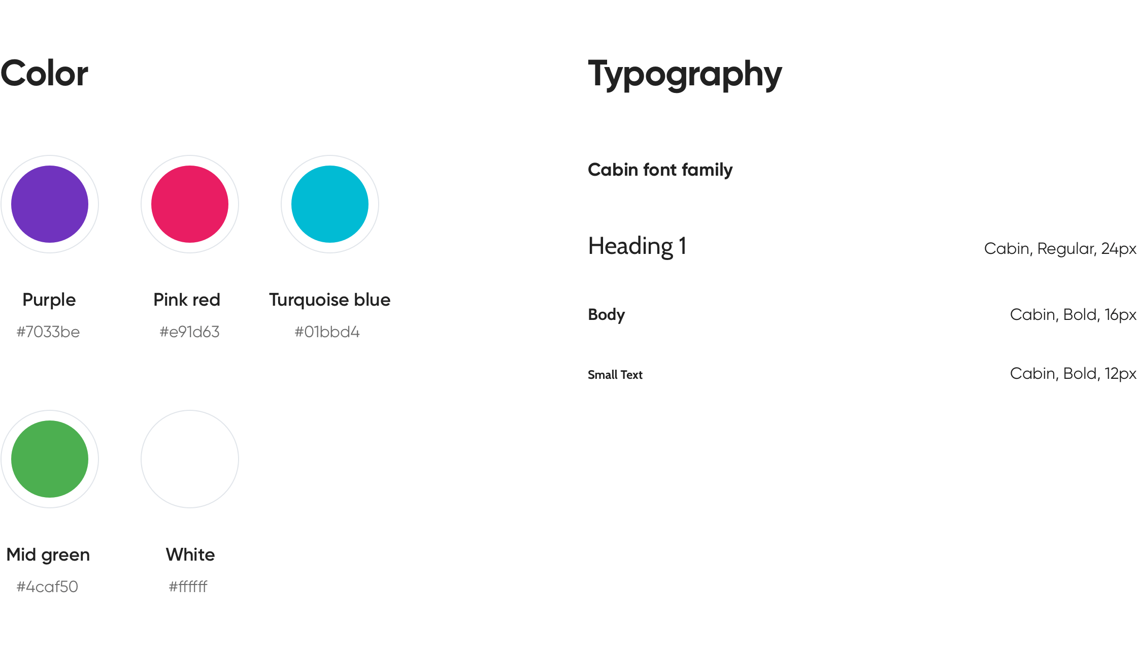 UX/UI Design for social media app: Color and Typography