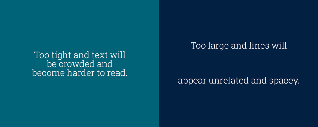 Spacing and its impact on readability