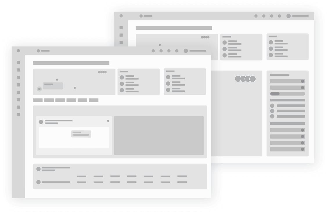 UX/UI Design for smart home monitoring system: Low-fidelity wireframes